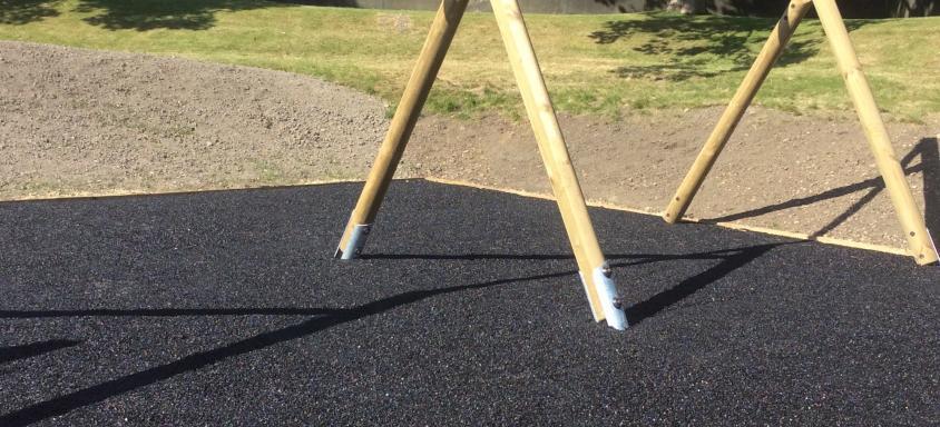 Resin Bound Rubber Playground Floor wetpour